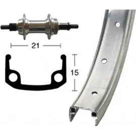 Winora H-Rad 26x1.9Alu-Schr.ZKR 6/7f.Starr 36L Alu-Kastenfelge silber.Zink-Spei.