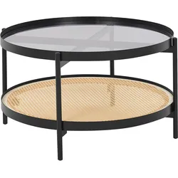 Couchtisch RENO Sicherheitsglas Schwarz