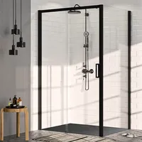 Hüppe Classics 2 Gleittür 1-teilig mit Festteil EasyEntry 140 x 200 cm C25311087322, Duschkabinen,