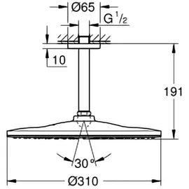 Grohe Rainshower 310 Mono Kopfbrauseset (26560000)