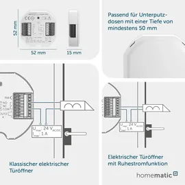 eQ-3 Homematic IP Universal Türöffner Controller