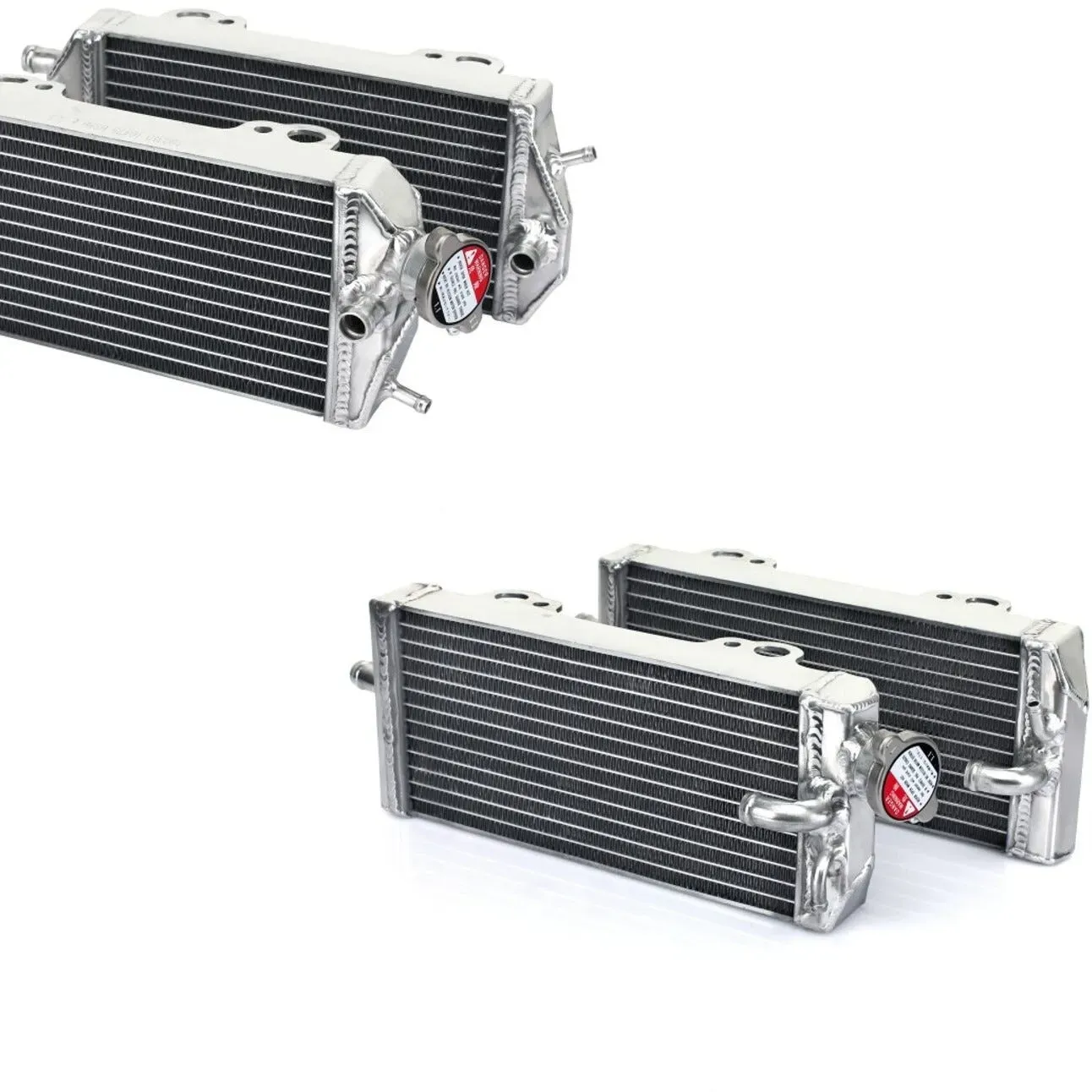 Set: Kühler Radiator passend für Gas Gas EC / MC 200 / 250 / 300 07-17 + Kühler Radiator passend für Gas Gas EC/ MC 200/ 250/ 300 98-06 rechts links