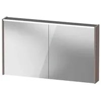 Duravit D-Code Spiegelschrank, Verspiegelt DC7108043432000, 1200x700x148, Basalt Matt, Steckdose