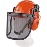 Dema - Forsthelm Forstschutzhelm 52-63 cm mit Norm, Gesichtsschutz, Gehörschutz psa