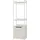 [en.casa] Standgarderobe Jässaatka 200 x 61 x 40 cm Grau