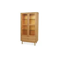 Furnhouse Vitrine ¦ holzfarben ¦ Maße (cm): B: 100