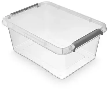 Hardwex Kunststoff-Clipbox transparent, 12,5 l