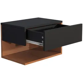 VCM Wandschublade Wand Hänge Nachttisch Usal XL 45cm