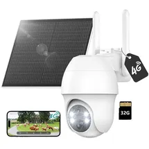 Avylet GALAYOU 4G LTE Überwachungskamera Aussen Weiß