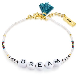 Yokoamii Armband Dream Edelstahl Miyuki Perlen in Gelbgold 17,0 cm Basislänge + 2,5 Verlängerung Damen 
