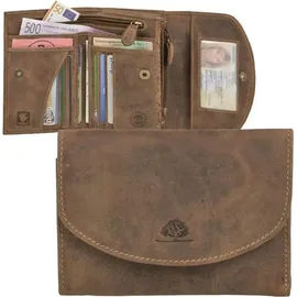 GREENBURRY Vintage Geldbörse Damen braun