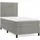 vidaXL Boxspringbett 100 x 200 cm Hellgrau
