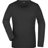 James & Nicholson Damen Stretch T-Shirt langarm JN927 black M