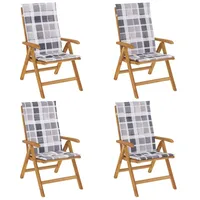 VidaXL Gartenstuhl 25 x 24,5 x 25 cm Teak