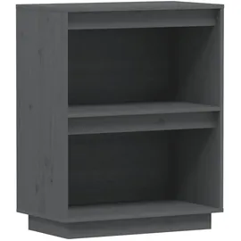 vidaXL Nachtschrank 60 x 34 x 75 cm Grau