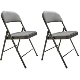 Hti-Living Klappstuhl Dima Velvet grau