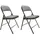 Hti-Living Klappstuhl Dima Velvet grau