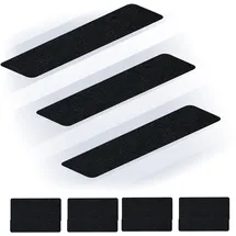 Relaxdays Stufenmatte 75 x 20 cm Schwarz
