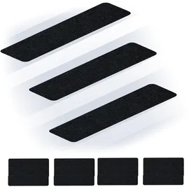 Relaxdays Stufenmatte 75 x 20 cm Schwarz