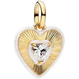 Pandora Strahlendes Herz Goldfarben 764409C01