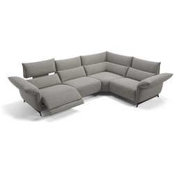 Stoff Ecksofa CUNEO Relaxsofa Garnitur - Beige