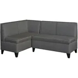RODNIK Eckbank „Look“ mit Stauraum Truhenbank 167x120 cm kurzer Schenkel links