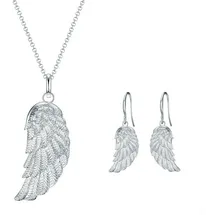Rafaela Donata Schmuckset Engelsflügel Silber/Messing