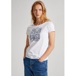 Pepe Jeans T-Shirt JURY mit Print weiß S