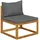 vidaXL Garten-Sofagarnitur 2-tlg. braun/grau