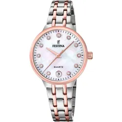 Festina Damenuhr Modell: 20721_1 mit Perlmuttfarbenem Zifferblatt