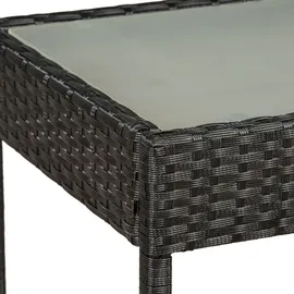 Juskys Trinidad Set 4-tlg. schwarz