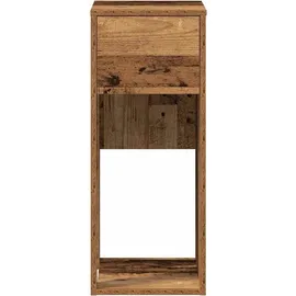 vidaXL Computerschrank mit Schublade Altholz-Optik 30x44x74 cm