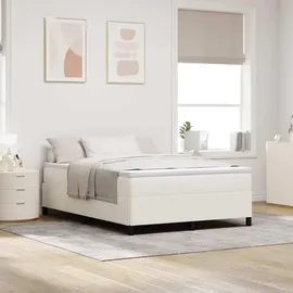 vidaXL Boxspringbett 160 x 200 cm Creme