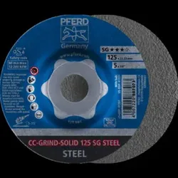 Pferd Schleifscheibe CC-Grind Solid Steel 125mm