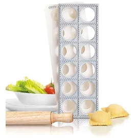 GEFU Ravioli- und Maultaschenbrett TASCA 3-tlg. grau