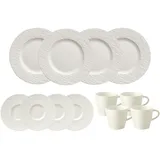 Villeroy & Boch Manufacture Rock Kaffeeservice weiß 12-teilig