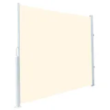 Royal Gardineer Seitenmarkise 180 x 300 cm, für Garten, Balkon und Terrasse, beige