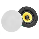 Pronomic CLS-540 WH High-End Gewebe Einbaulautsprecher (2-Wege Decken-Lautsprecher Box, 5,25"/133 mm Woofer, 0,75"/19 mm Tweeter, 40/80/160 Watt