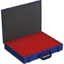 Allit Sortimentskoffer, HxBxT 70x440x370mm, 48 Kästen, Koffer Stahl/Kästen Polystyrol