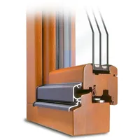 Teak Fenster, Holzfenster Classic 68 mm, Meranti Teak, festverglast, 510x510 mm, individuell konfigurieren