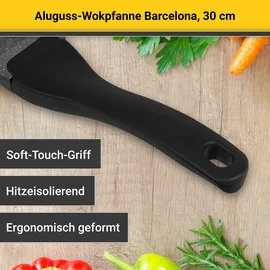 Krüger Aluguss-Wokpfanne Barcelona 30 cm