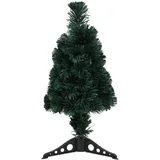 vidaXL Künstlicher Weihnachtsbaum Schlank mit Ständer 64 cm Glasfaser