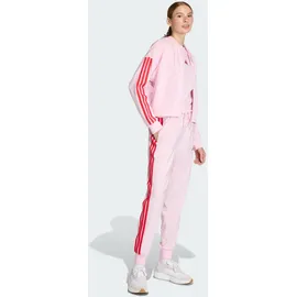 adidas Essentials 3-Streifen French Terry Damen rosa