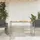 vidaXL Gartentisch mit Akazienholz-Platte Grau 115x54x74cm Poly Rattan