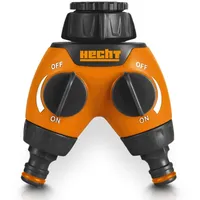 Hecht 2-Wege-Ventil stufenlos orange/schwarz