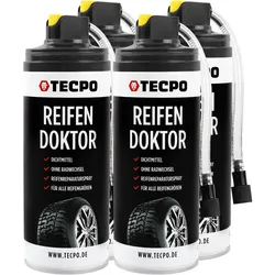 4x TECPO Reifen Doktor Dichtmittel, 400 ml (12,49 € pro 1 l)