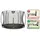 EXIT TOYS Silhouette Bodentrampolin 305 cm inkl. Sicherheitsnetz schwarz