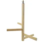 Drehbarer Papageiensitz Aus Holz, Vogelkäfigzubehör, Papageiensitz