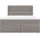 vidaXL Boxspringbett 180 x 200 cm Taupe