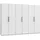 WIMEX Level 300 x 236 x 58 cm weiß